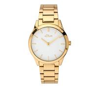 s.Oliver Time DamenArmbanduhr Analog Quarz Edelstahl SO-3625-MQ