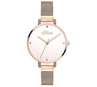 s.Oliver Damen Uhr Armbanduhr Edelstahl SO-3552-MQ