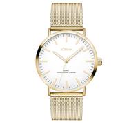 s.Oliver Damen Analog Quarz Armbanduhr mit Edelstahlarmband SO-3238-MQ