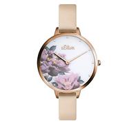 s.Oliver Damen Analog Quarz Armbanduhr mit PU Armband SO-3536-LQ