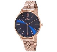 s.Oliver Damen Analog Quarz Uhr mit Edelstahl Armband SO-4214-MQ