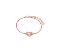 s.Oliver Damen Armband 2020990 Herz-Infinity Silber rosevergoldet