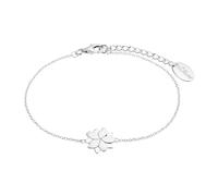 s.Oliver Damen Armband 2034193 mit Symbol Lotusblüte Silber 925
