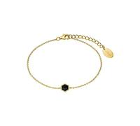 Armband S.OLIVER "2034896" Armbänder Gr. Silber 925 (Sterlingsilber), schwarz (schwarz, schwarz) Damen Armbänder Silber mit Zirkonia (89477467-0)