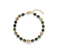 s.Oliver Damen Armband aus Edelstahl mit bunten Beads | Wasserfest, hautfreundlich, alltagstauglich, 21 cm, perfekte Geschenkidee
