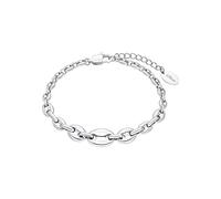 s.Oliver Armband Damen, Silber, 17+3 cm, 10 mm, 4,3 mm, Edelstahl 2034942