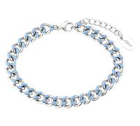 s.Oliver Damen Armband Panzer 2037973 Edelstahl Emaille blau