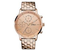 s.Oliver Damen-Armbanduhr Analog Quarz Edelstahl SO-3188-MM