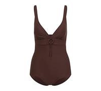 s.Oliver Damen Badeanzug klassisch, tiefer V-Ausschnitt, herausnehmbare Cups, Shaping-Einsatz, elastisches Material