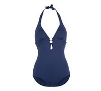 s.Oliver Damen Badeanzug | mit silbernen Accessoires, Blickfang