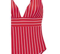 S.OLIVER Damen Badeanzug rot-weiß Gr.36 Cup C/D