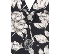 s.Oliver Badeanzug Lady Damen floral gemustert schwarz-cream Gr.38 Cup B