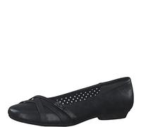 s.Oliver Damen Ballerinas mit Riemchen Elegant, Schwarz (Black), 40 EU
