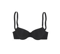 Schalen-BH S.OLIVER, Damen, Gr. 90, Cup D, schwarz, Microtouch, Obermaterial: 60% Polyamid, 35% Polyester, 5% Elasthan, Basic, BHs, mit Bügel und nahtlos vorgeformten Schalen, Basic Dessous (21375054-