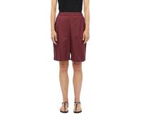 Bermudas S.OLIVER, Damen, Gr. 38, N-Gr, schwarz pomegranat, Web, Obermaterial: 60% Baumwolle, 40% Lyocell, unifarben, lässig geschnitten knielang, Hosen Bermudas, Lange Shorts mit Gummizug (29248749-3