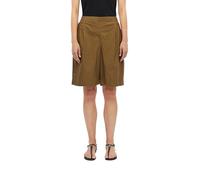 Bermudahose aus Popeline mit Falten 38 braun 2179197.8918.38