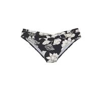 s.Oliver Damen Bikinihose Umschlagbund schwarz-weißes Blumenmuster Gr. 40