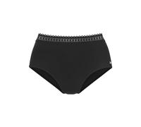 s.Oliver Damen Bikini-Hose | mit High-Waist, lasercut-Kante, Mix-Kini, atmungsaktiv und formend, schnelltrocknend