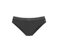 Bikini-Hose S.OLIVER "Aiko", Damen, Gr. 36, N-Gr, schwarz, Microfaser, Polyamid, Microfaser, unifarben, Badehosen, mit Häkeloptik (18791739-36) schwarz