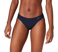 Bikini-Hose S.OLIVER "Spain" Gr. 34, N-Gr, blau (marine) Damen Badehosen Ocean Blue mit gerafften Seitenbändern (262568-34)