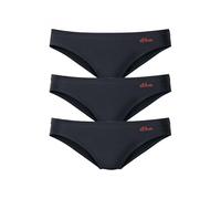 Bikinislip S.OLIVER Gr. 48/50 (XXL), schwarz Damen Unterhosen (538786-48) schwarz