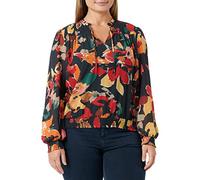 S.Oliver Damen Bluse, Blue AOP, 38 EU