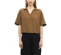 s.Oliver Damen Bluse - Boxy Fit, fließende Viskose, V-Ausschnitt, All-Over-Print