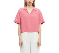 Druckbluse S.OLIVER, Damen, Gr. 36, marsala pink, Web, Obermaterial: 100% Viskose, gemustert, lässig geschnitten hüftlang, V-Ausschnitt, abgesteppte Kante, Blusen Druckbluse, Sommerbluse mit Allover-P