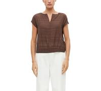 s.Oliver Damen Bluse - Loose Fit, ärmellos, Crinkle-Optik