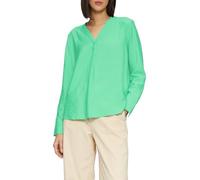 s.Oliver Damen Bluse - Regular Fit, V-Ausschnitt, All-Over-Print