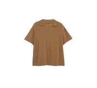 Viskosebluse mit überschnittenen Schultern 48 braun 2181731.8918.48