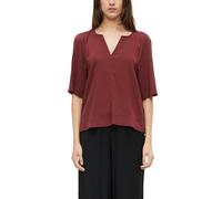 Gecrêpte Bluse aus Viskosemix 46 rot|mehrfarbig 2179151.39A4.46