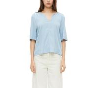 Gecrêpte Bluse aus Viskosemix 44 blau 2179151.5025.44