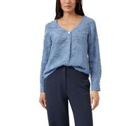 s.Oliver Damen Bluse - Spitze, V-Ausschnitt, Langarm, Regular Fit