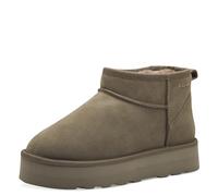 s.Oliver Damen Boots aus Leder Gefüttert, Grün (Sage), 37 EU