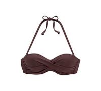 S.OLIVER Bügel-Bandeau-Bikini-Top Damen braun Gr.36 Cup A