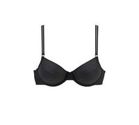 Bügel-Bikini-Top S.OLIVER "Rome", Damen, Gr. 44, Cup C, schwarz, Microfaser, Polyamid, unifarben, Bikini-Oberteile, in verschiedenen Unifarben (21532157-44) schwarz