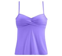 S.OLIVER Bügel-Tankini-Top Damen lila Gr.40 Cup C