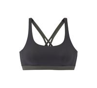 Bustier-Bikini-Top S.OLIVER "Yella", Gr. 36, N-Gr, anthrazit, Obermaterial: 80% Polyamid, 20% Elasthan. Futter: 92% Polyester, 8% Elasthan, Bikini-Oberteile, mit kontrastfarbenen Details und gekreuzte