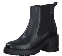 s.Oliver Damen Chelsea Boots aus Leder mit Blockabsatz, Schwarz (Black), 40 EU