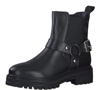 s.Oliver Damen Chelsea Boots aus Leder mit Schnalle, Schwarz (Black), 40 EU