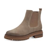 s.Oliver Damen Chelsea Boots Elegant Vegan, Braun (Taupe), 39 EU
