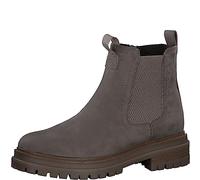 s.Oliver Damen Chelsea Boots mit Reißverschluss Blockabsatz, Braun (Taupe), 36 EU