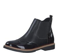 s.Oliver Damen Chelsea Boots mit Reißverschluss Elegant, Schwarz (Black Comb.), 40 EU