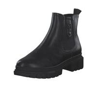 s.Oliver Damen Chelsea Boots mit Reißverschluss Vegan, Schwarz (Black/Leopard), 38 EU