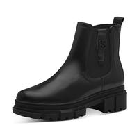 s.Oliver Damen Chelsea Boots mit Reißverschluss Vegan, Schwarz (Black), 42 EU