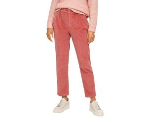s.Oliver Damen Cord-Hose. Ankle Fit ORANGE, 38