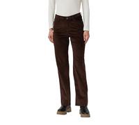s.Oliver Cordhose 5-Pocket 2170252.8945 Regular Fit mittlere Leibhöhe gerades Bein Braun Gr. 42/REG
