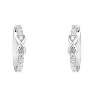 Creolen im Infinity-Design 00 silber