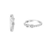 Creolen im Infinity-Design 00 silber